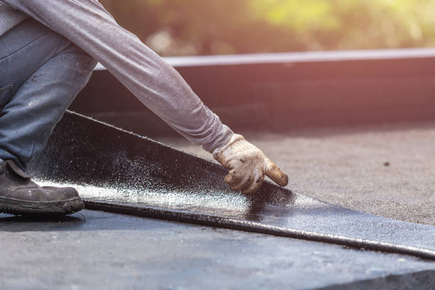 Professional Waterproofing technician working in Republic, WA
